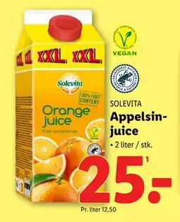 Lidl Appelsinjuice tilbud
