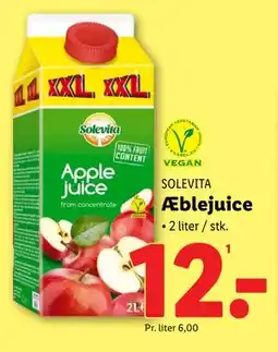 Lidl Æblejuice tilbud