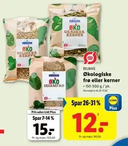 Lidl Økologiske frø eller kerner tilbud