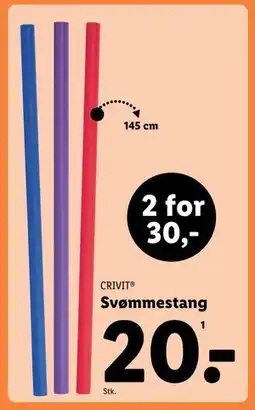 Lidl Svømmestang tilbud