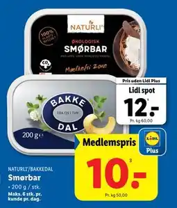Lidl Smørbar tilbud
