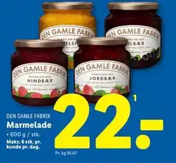 Lidl Marmelade tilbud