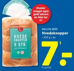 Lidl Hvedeknopper tilbud