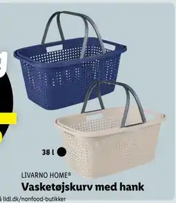 Lidl Vasketøjskurv med hank tilbud