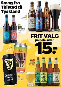 Netto FRIT VALG ØL tilbud