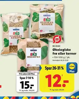 Lidl Økologiske frø eller kerner tilbud