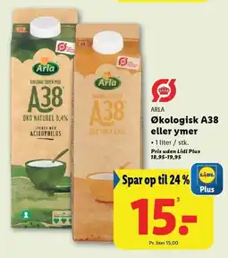 Lidl Økologisk A38 eller ymer tilbud