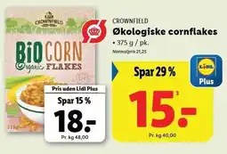 Lidl Økologiske cornflakes tilbud