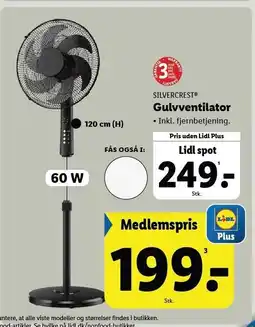 Lidl Gulvventilator tilbud