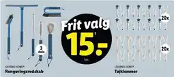 Lidl Rengøringsredskab eller Tøjklemmer tilbud