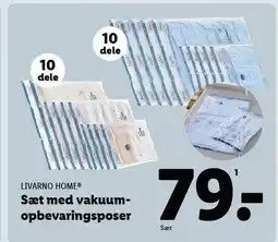 Lidl Sæt med vakumm-opbevaringsposer tilbud