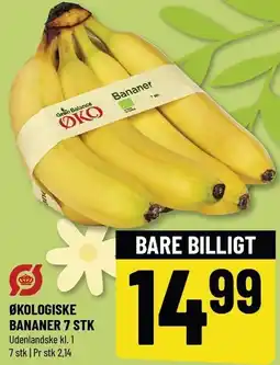 Løvbjerg ØKOLOGISKE BANANER 7 STK tilbud