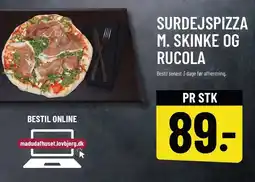 Løvbjerg SURDEJSPIZZA M. SKINKE OG RUCOLA tilbud