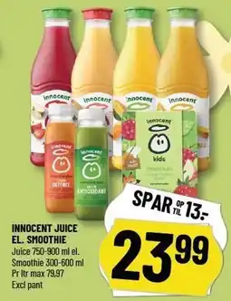 Løvbjerg INNOCENT JUICE EL. SMOOTHIE tilbud