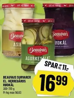 Løvbjerg BEAUVAIS SURVARER EL. HERREGÅRDS RØDKÅL tilbud