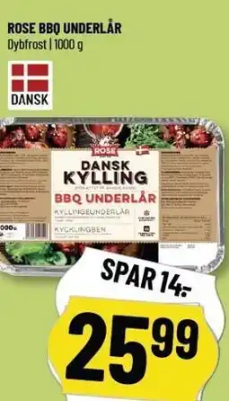 Løvbjerg ROSE BBQ UNDERLÅR tilbud