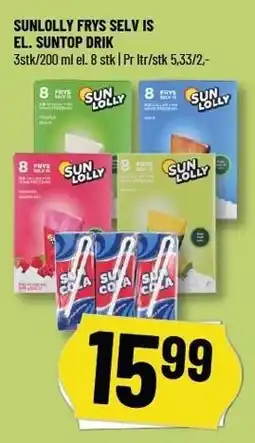 Løvbjerg SUNLOLLY FRYS SELV IS EL. SUNTOP DRIK tilbud