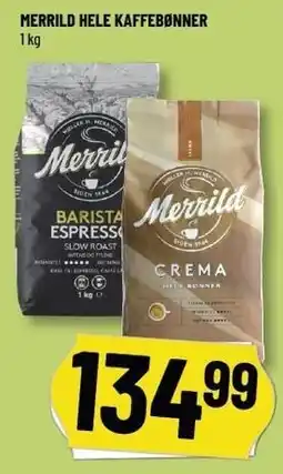 Løvbjerg MERRILD HELE KAFFEBØNNER tilbud