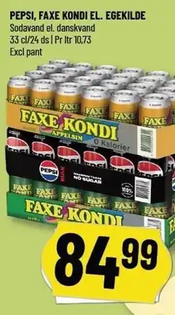 Løvbjerg PEPSI, FAXE KONDI EL. EGEKILDE tilbud