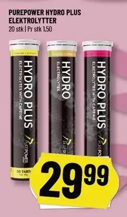 Løvbjerg PUREPOWER HYDRO PLUS ELEKTROLYTTER tilbud