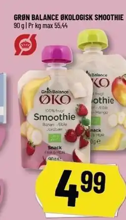 Løvbjerg GRØN BALANCE ØKOLOGISK SMOOTHIE tilbud