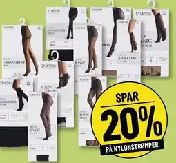 Løvbjerg SPAR 20% på NYLONSTRØMPER tilbud