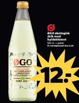 Netto ØGO økologisk drik med hyldeblomst tilbud