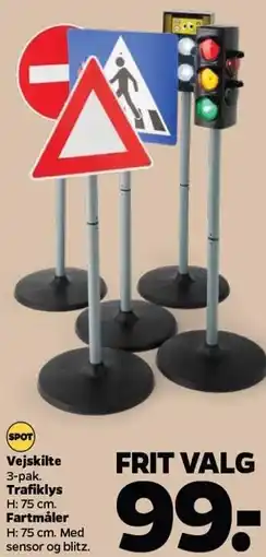 Netto Vejskilte, Fartmåler eller Trafiklys tilbud
