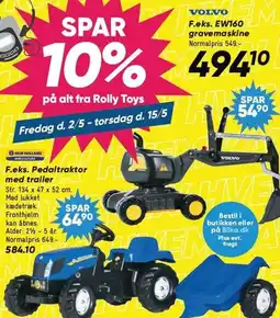 Bilka SPAR 10% på alt Rolly Toys tilbud