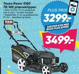 Bilka Texas Razor 5160 TR/WE plæneklipper tilbud