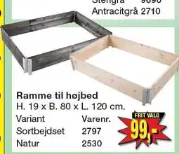 Harald Nyborg Ramme til højbed tilbud