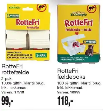 Harald Nyborg Rottefri rottefælde tilbud