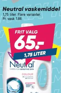 Bilka Neutral vaskemiddel tilbud