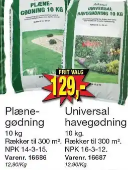 Harald Nyborg Plænegødning eller Universal havegødning tilbud