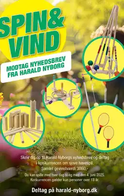 Harald Nyborg SPIN & VIND tilbud
