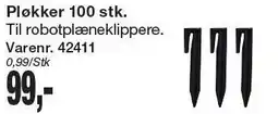 Harald Nyborg Pløkker 100 stk tilbud