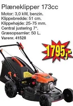 Harald Nyborg Plæneklipper 173cc tilbud