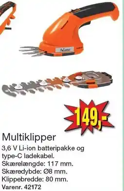 Harald Nyborg Multiklipper tilbud