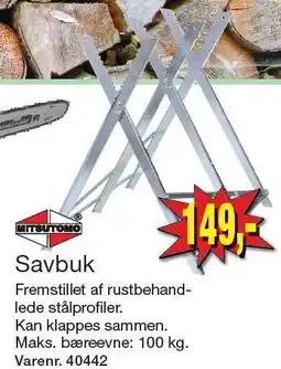 Harald Nyborg MITSUTOMO Savbuk tilbud