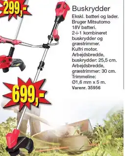 Harald Nyborg MITSUTOMO Buskrydder tilbud