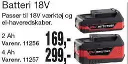 Harald Nyborg Batteri 18V tilbud