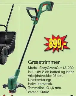 Harald Nyborg BOSCH Græstrimmer tilbud
