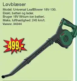 Harald Nyborg BOSCH Løvblæser tilbud