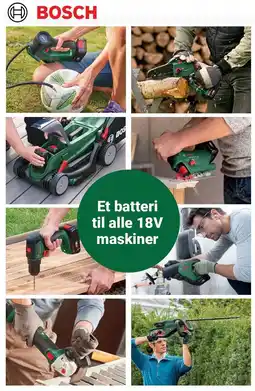 Harald Nyborg BOSCH Et batteri til alle 18V maskiner tilbud