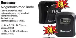 Harald Nyborg ROCKFORT Nøgleboks med kode tilbud