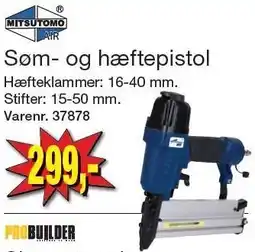 Harald Nyborg MITSUTOMO Søm- og hæftepistol tilbud