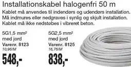 Harald Nyborg Installationskabel halogenfri 50 m tilbud