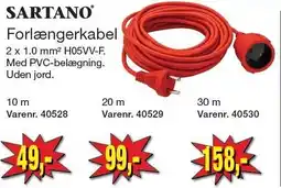 Harald Nyborg SARTANO Forlængerkabel tilbud
