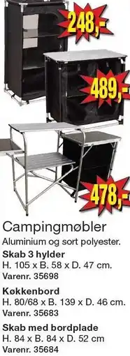 Harald Nyborg Campingmøbler tilbud