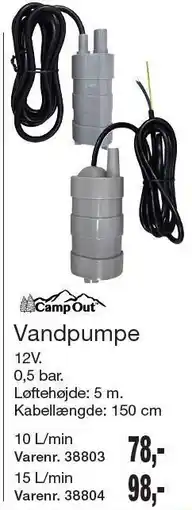 Harald Nyborg Vandpumpe tilbud